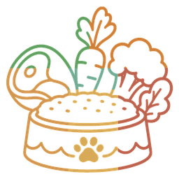 Meat and veggie base icon