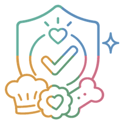 Human-grade ingredients icon